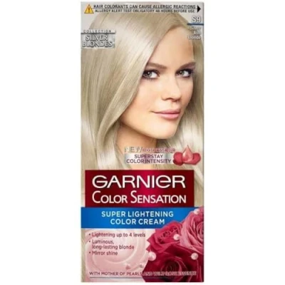 Image of Garnier Color Sensation Vivids S9 Silver Diamond Blonde Permanent Hair Dye