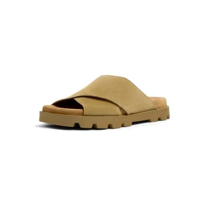 Image of Camper Women&#039;s Brutus Sandal K201321 X Strap, Brown 017, 3 UK