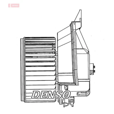 Image of 13335074 Blower Motor DENSO DEA20200 for right hand drive vehicles without resistor VAUXHALL: Corsa Mk3