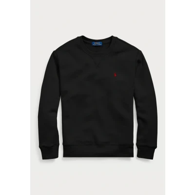 Image of Polo Ralph Lauren LS CN TOPS KNIT boys&#039;s Children&#039;s sweatshirt in Black