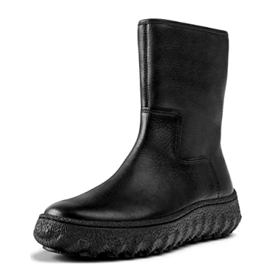 Image of Camper Ground Classic ankle boots, Women&#039;s, Size: 6, Black Leather and textile