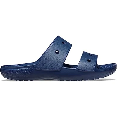 Image of Crocs Unisex Kids Classic Sandal K Clog, Navy, 1 UK Child
