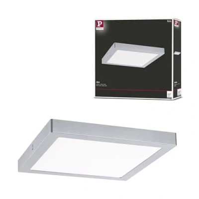 Image of Paulmann 71024 LED panel Abia 300x300mm rectangular Daylight white Chrome matt Light Plastic Lighting system 4000K
