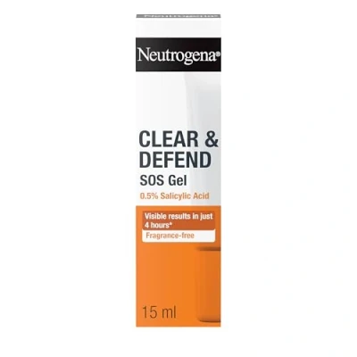 Image of Neutrogena Clear &amp; Defend SOS Gel with 0.5% Salicylic Acid, 15ml