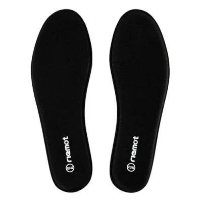 Image of riemot Memory Foam Insoles for Men and Women,Replacement Shoe Inserts Sports Shoes,Trainers,Sneakers,Work Boots, 12, Black