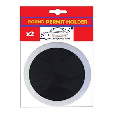 Image of Xtremeauto 2X Car/Van/Lorry Truck Round Circular Tax Disc Holder
