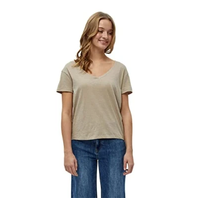 Image of Desires Dannon Tee, Beige T Shirts For Women Uk, Spring shirt, Size L