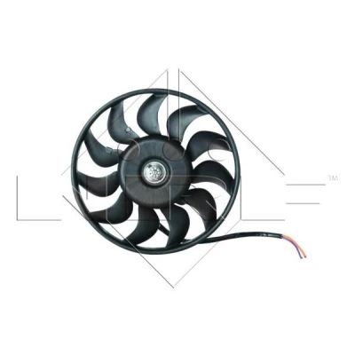 Image of 8E0959455B, 8E0959455N Cooling fan NRF 47421 280mm 12V 220W without radiator shroud AUDI: A4 B7 Saloon