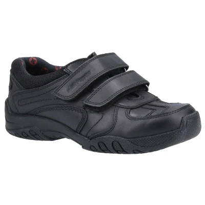 Image of Hush Puppies Baby Boys Jezza Junior Sneaker, Black, 13 UK Child