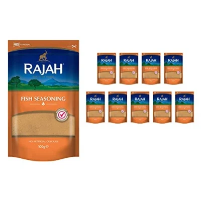 Image of Rajah Spices Fish Seasoning Powder Rub (10 x 100g)