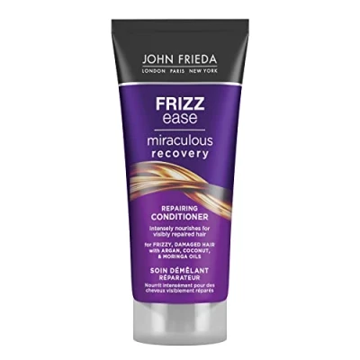 Image of John Frieda Miraculous Recovery Conditioner 75ml, Travel for Dry, Damaged Hair, Mini Dry Hair
