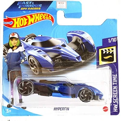 Image of Hot Wheels Hyperfin Fast &amp; Furious Spy Racers HW Screen Time 1/10 2020 (11/250) Short card