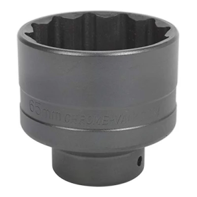 Image of Sealey Sx0150 Impact Socket 65Mm 12 Point 3/4Sq Drive