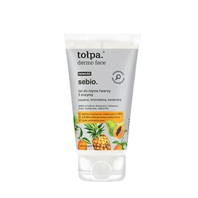 Image of TOLPA DERMO FACE SEBIO WASH GEL 3 ENZYMES 150 ML