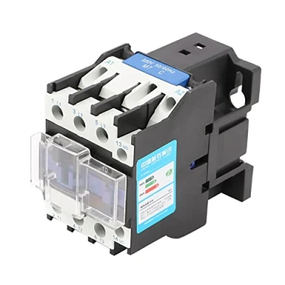 Image of Power Contactor CJX2 3210 220V 32A High Sensitivity Industrial Electric AC Electrical Equipment Plate for Power, Distribution and Applications