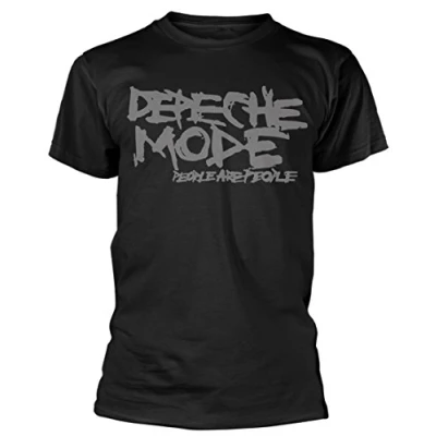 Image of Official Depeche Mode People are Black Cotton T Shirt (Large)