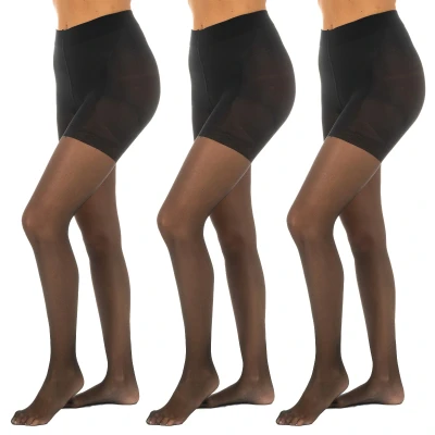 Image of Jolie Folie Womens Pack 3 Push up Panties 20 Den PUSHUP20 woman Black Size Large