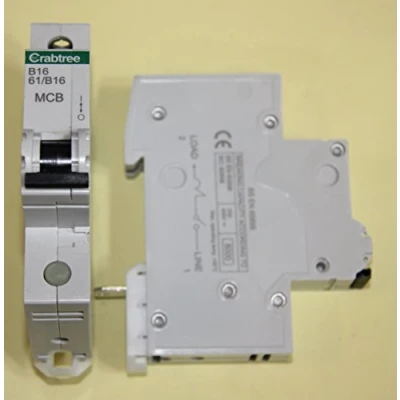 Image of Crabtree 61/B16 Miniature Circuit Breaker (MCB) 16amp Type B