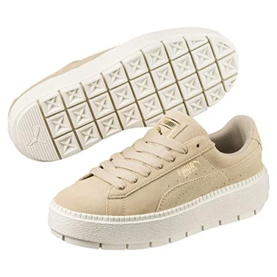 Image of PUMA Suede PLATFORM TRACE Leather Women Sneakers Shoes