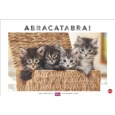 Image of Whiskas Katzenkalender 2025: Foto Wandkalender mit süßen Katzen und lustigen Geschichten. 2025 in schönem Design. Bildkalender 2025. Querformat 45 x 30 cm.