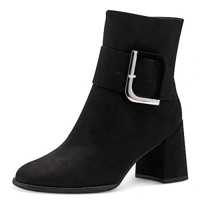 Image of MARCO TOZZI Women&#039;s 2 25328 41 Boot Heel, Black, 6.5