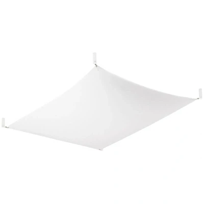 Image of Luna Decorative Flush Fabric Light White G13