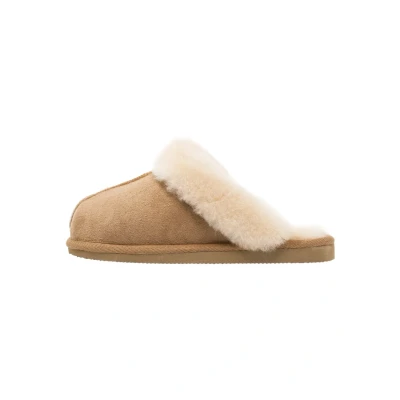 Image of Shepherd Jessica Slippers, Women&#039;s, Size: 7, Chestnut Sheepskin