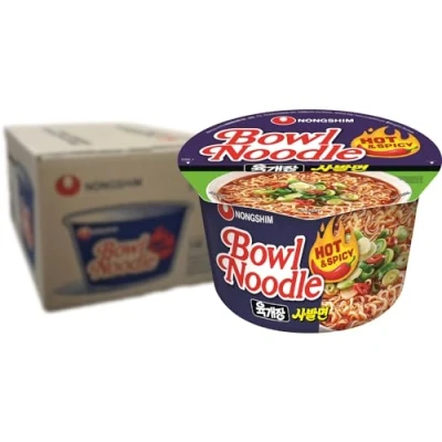 Image of NONGSHIM Instant Bowl Pasta Sharp Multipack (12 x 100 g)