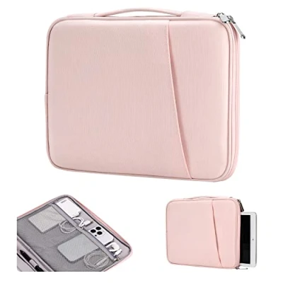 Image of TiMOVO 9 11&quot; Tablet Sleeve for iPad 10th Gen. 10.9&quot;, 9th/8th/7th 10.2&quot;, Air 11/Air 5th/4th 10.9&quot;,Galaxy Tab A9+/A9 Plus 11&quot;,Protective Bag with Pockets, Pink