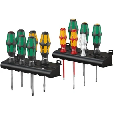 Image of Wera XXL Kraftform Plus All Round Screwdriver Set, PH/PZ/SL, 12PC, 05051010001