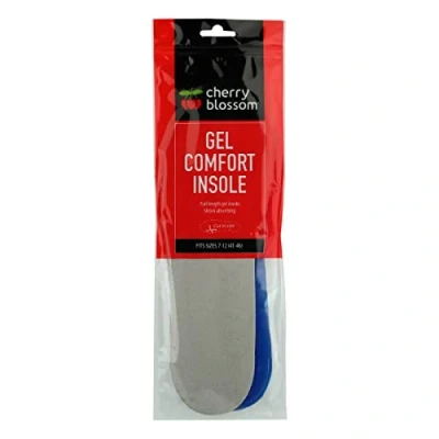 Image of Cherry Blossom Gel Comfort Insole Mens A Pair of Full Length, Shock Absorbing Insoles