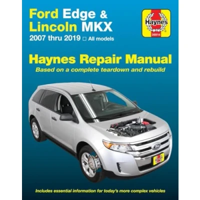 Image of Ford Edge (07 19) &amp; Lincoln MKX 18) Haynes Repair Manual (Paperback)