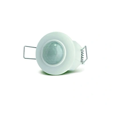 Image of Luceco Guardian Interior Ceiling Lighting, Recessed Day and Night PIR Motion Sensor, 360 Degree, White