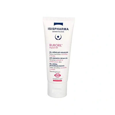 Image of ISISPHARMA RUBORIL Expert M Soothing Anti Redness Gel Face Cream 40 ml With Mimosa, Jojoba and Sunflower Waxes Unscented solusions for Mix Sensitive Skin Made in France