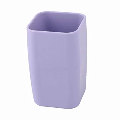 Image of Sourcingmap Plastic Bathroom Toothbrush Toothpaste Holder Tooth Cleaning Mug Cup 300ml Purple
