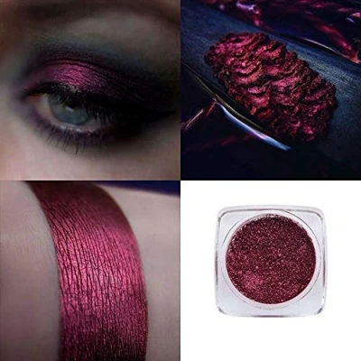 Image of AQUAPURITY PHOERA® Pigment Eyeshadow Palette Metallic Shimmer Glitter Loose Powder Eye Shadow Makeup (310 BURGUNDY)