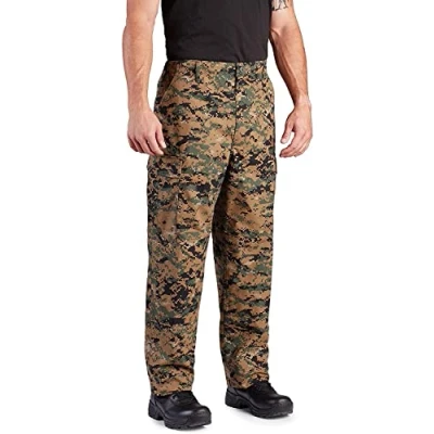 Image of Propper Men&#039;s Standard F525025 Uniform BDU Trouser, Woodland Digital, X Large Regular