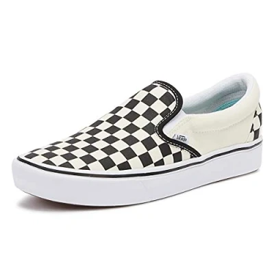 Image of Vans ComfyCush Slip On Shoes (Classic) Checkerboard, Classic, Chequered, 42