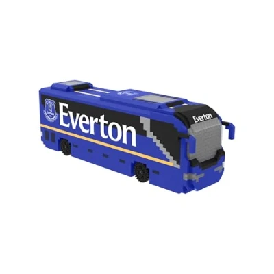 Image of FOCO Officially Licensed Everton FC 3D BRXLZ Bricks Coach Model Construction Toy