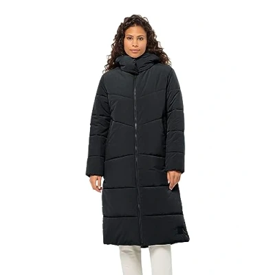 Image of Jack Wolfskin Women&#039;s Karolinger Long Coat W, Phantom, M