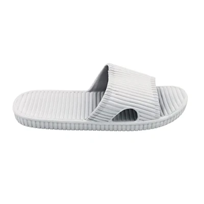 Image of Women And Men Anti slip Slippers Indoor Use Outdoor Bath Sandal Soft Foam Sole Pool Shoes House Home Slide (9/10 UK, Gray)