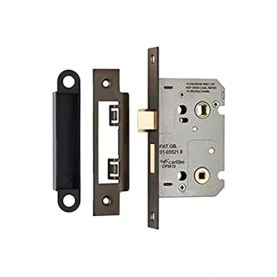 Image of Carlisle Brass BAE5025 EASI T Bathroom Lock 64MM Residential, Matt Bronze