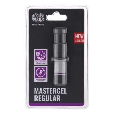 Image of Cooler Master New Edition MasterGel Regular High Performance Thermal Paste w/Exclusive Flat Nozzle Syringe Design for CPU and GPU