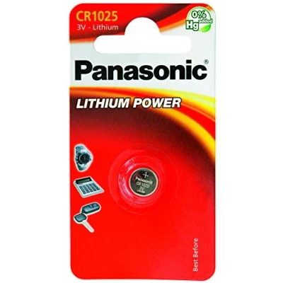 Image of Panasonic CR1025 3V Lithium Coin Cell Batteries