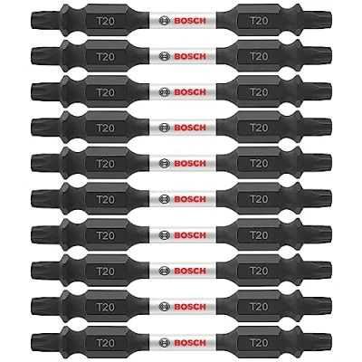 Image of BOSCH ITDET2025B 10 Pack 2 1/2 in. Torx #20 Impact Tough Double Ended Screwdriving Bits