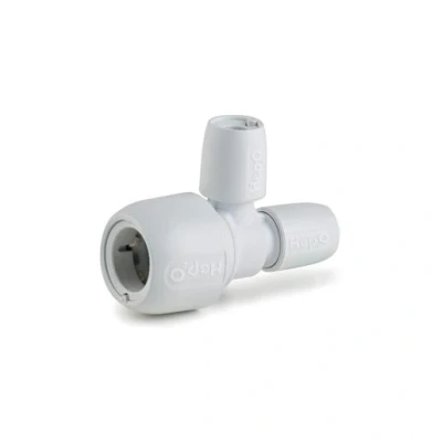 Image of Hep2O Branch And End Reduced Tee White 22x10x10mm HD14A/22W