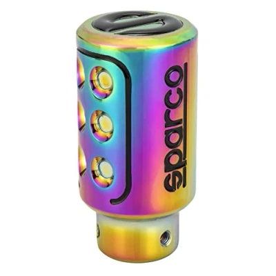 Image of Sparco Manual Gear Shift Knob Racing Iridescent Universal