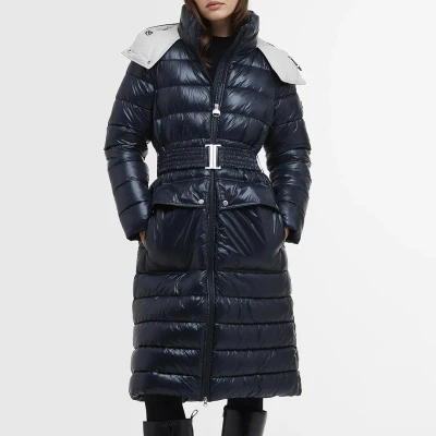 Image of Barbour International Aisha Quilt Winter coat, Women&#039;s, Size: 16, Black