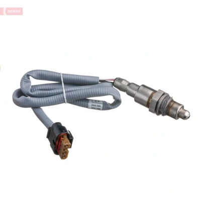Image of 1903627, 5249588, DS7A9G444CA, DS7A9G444CB, DS7G9G444A Lambda Sensor DENSO DOX 1200 M18x1,5 Heated, Planar probe, Thread pre greased,