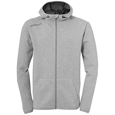 Image of uhlsport Children&#039;s Essentielle Hood Jacke Jacket, Dark Grey Melange, 152 (EU)